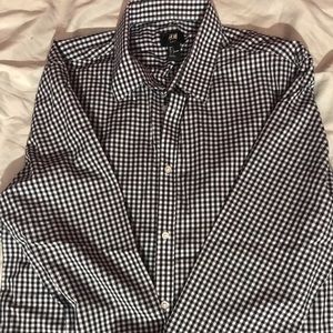 Black button up men’s shirt